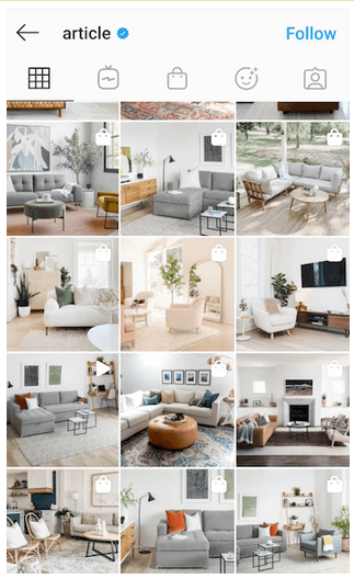 article furniture instagram