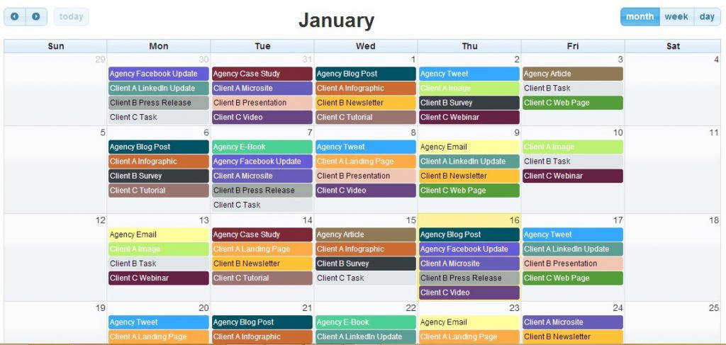 iphone calendar with full tasks